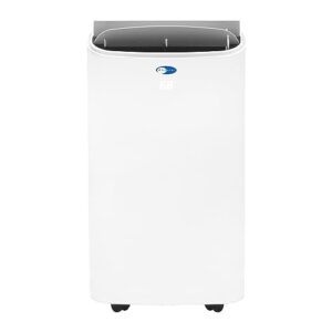 whynter 14,000 white arc-147wf (10,000 btu sacc) dual hose cooling portable air conditioner, dehumidifier, and fan with remote control, up to 500 sq ft