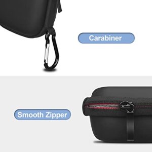 BOVKE Carrying Case for Beats Fit Pro – True Wireless Noise Cancelling Earbuds, Extra Mesh Pocket for Cables and Eartips, Black