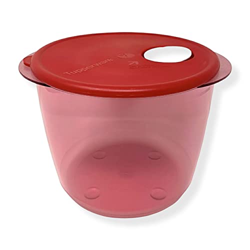 Tupperware Rock N Serve 3 1/2 Qt Microwave Dish Red