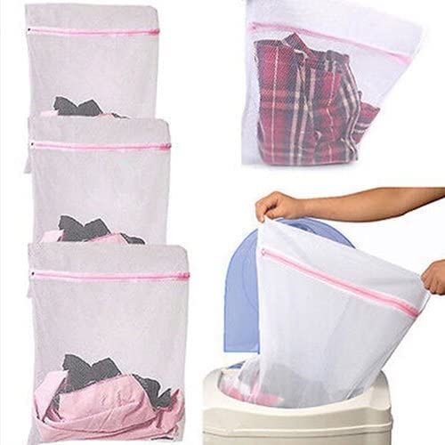 U-M PULABO1Pc Mesh Laundry Bag Underwear Clothes Laundry Bra Lingerie Bags Laundry Washing Machine Net Mesh Bag for Garment, Underwear, Sock, Baby Clothes, Sweater, Travel 30cmx40cm Nice and Fas