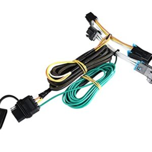 Oyviny Custom 4 Way Trailer Wiring Harness 55540 for 2003-2022 Chevy Express/GMC Savana 1500, 2500, 3500, Express Trailer Harness