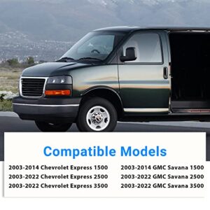 Oyviny Custom 4 Way Trailer Wiring Harness 55540 for 2003-2022 Chevy Express/GMC Savana 1500, 2500, 3500, Express Trailer Harness