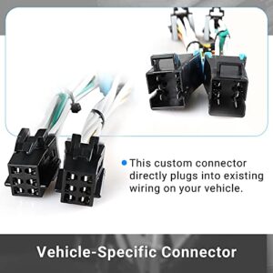 Oyviny Custom 4 Way Trailer Wiring Harness 55540 for 2003-2022 Chevy Express/GMC Savana 1500, 2500, 3500, Express Trailer Harness