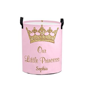 laundry basket our little princess laundry bag hamper collapsible oxford cloth home storage bin with handles