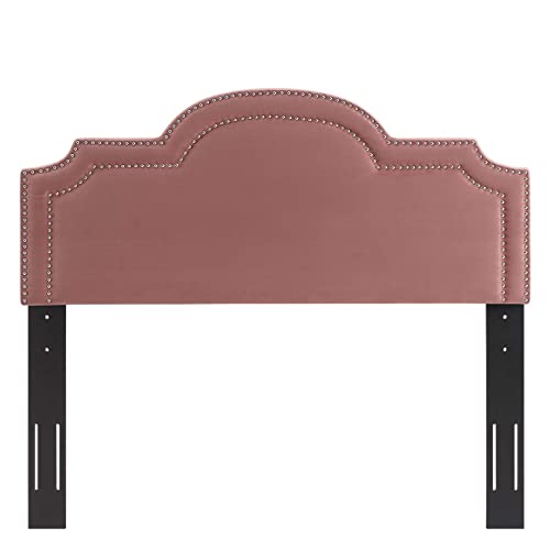 Modway Belinda Performance Velvet Headboard, Twin, Dusty Rose