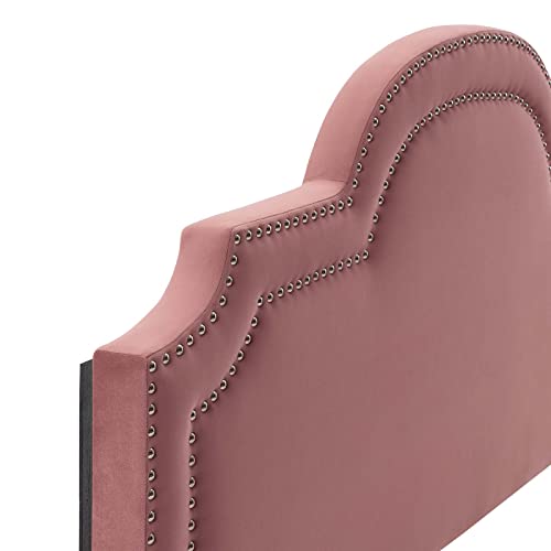 Modway Belinda Performance Velvet Headboard, Twin, Dusty Rose