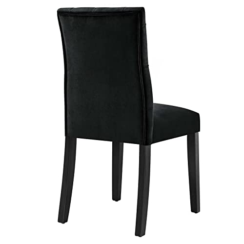 Modway Duchess Performance Velvet Set of 2 Dining Chair, Black