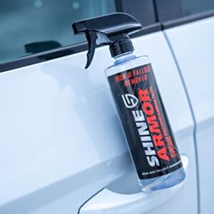 SHINE ARMOR Iron & Fall Out Remover Quick Rust & Iron Remover for Car Detailing Non Acid PH Balanced Solution 16 Fl Oz