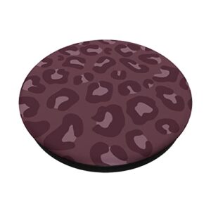 Ultra Galaxy Animal Print Pattern on S22 Burgundy PopSockets Swappable PopGrip