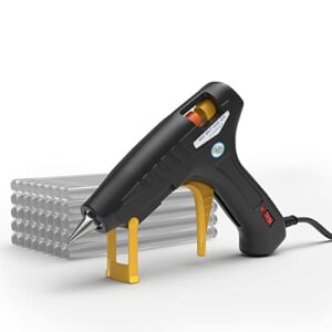 nionio- glue gun, hot glue guns, with 40 glue gun sticks, glue gun kit, mini glue gun, mini hot glue gun, hot melt glue gun, craft glue gun, hot glue gun with glue sticks, small glue gun(100w)