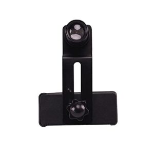 12.5X Microscope Eyepiece Metal Mobile Phone Holder to Connect Mobile Phone to Microscope Eyepiece Tube 23.2mm for Camera and Video