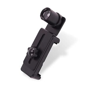 12.5x microscope eyepiece metal mobile phone holder to connect mobile phone to microscope eyepiece tube 23.2mm for camera and video