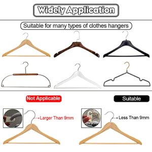 PENCK Hanger Space Saving Hooks Plastic Clothes Hanger Connector Hooks for Closet Space Saver and Organizer Closets, 30Pcs, Load 20 Pounds, White