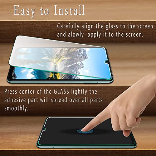 HPTech (2 Pack) Designed For Samsung Galaxy A13 5G Tempered Glass Screen Protector, Easy Installation, Bubble Free, Case Friendly
