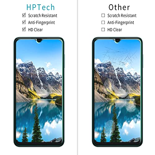 HPTech (2 Pack) Designed For Samsung Galaxy A13 5G Tempered Glass Screen Protector, Easy Installation, Bubble Free, Case Friendly