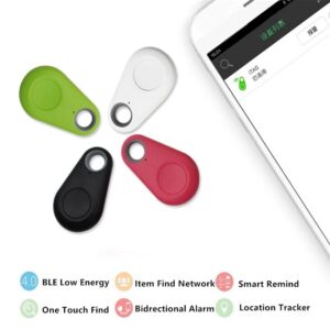 4 Pack Bluetooth Anti-Lost Device Smart Two-Way Alarm Tracker Wallet Mobile Phone pet Elderly Children Anti-Lost Device Key Chain