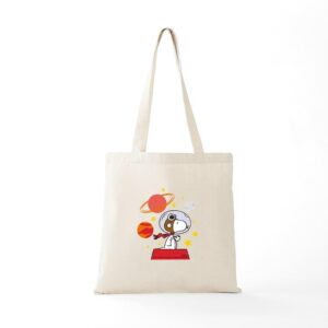 CafePress Space Snoopy Canvas Tote Shopping Bag