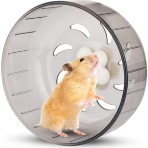 Silent Hamster Exercise Wheels Hamster Toys Hamster Wheels 5.2 inches Hamster Ball Small Pet Running Toy Ball Gerbils Mice Rat Guinea Pig Hamster Cage Accessories