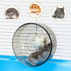 Silent Hamster Exercise Wheels Hamster Toys Hamster Wheels 5.2 inches Hamster Ball Small Pet Running Toy Ball Gerbils Mice Rat Guinea Pig Hamster Cage Accessories