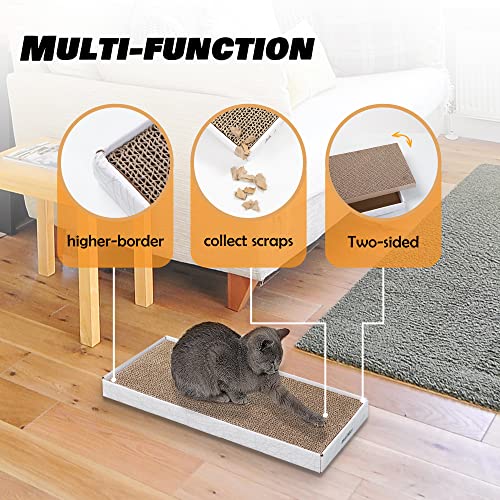 Cardboard Scratcher Pad Scratching Post:Smartbean 3PCS Cat Cardboard,Cat Scratch Pad,Cat Post,Double-Sided Design for Double Life