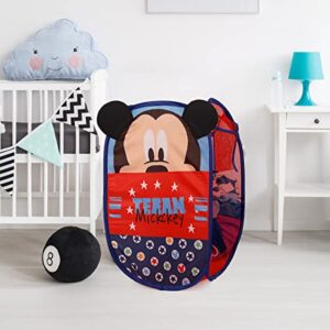TheAvengers Mickey Pop Up Hamper with Durable Carry Handles, 21inch H x 13.5inch W X 13.5inch L