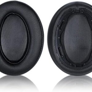 Replacement WH-H910N Ear Pads Protein Leather Earpads Cushions Cover Repair Parts Compatible with Sony WH-H910N Wireless Noise-Canceling Over-Ear Headphones - Black