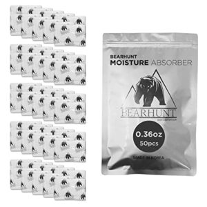 bearhunt moisture absorber deodorant - shoes, closet, tent etc. (0.36oz x 50pcs)