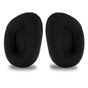 1 pair ear pads earmuffs air permeable mesh memory foam replacement ear cushions compatible with corsair void pro rgb gaming headset