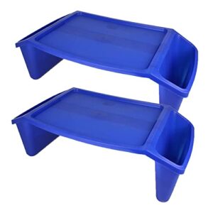 romanoff lap tray, blue, pack of 2 (rom90504-2)