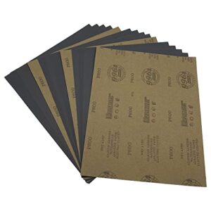 autkerige 800 grit wet dry sandpaper, 9 x 11 inch sanding sheets, 15pcs premium silicon carbide sand paper for wood metal ceramic or auto polishing and scratches removing