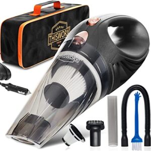 ThisWorx Car Vacuum Cleaner and Drive Auto Car Trunk Organizer Bundle