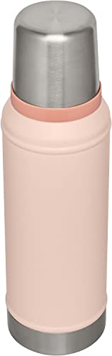 Stanley Classic Vacuum Insulated Wide Mouth Bottle - BPA-Free 18/8 Stainless Steel Thermos for Cold & Hot Beverages - 1.0QT - Limestone