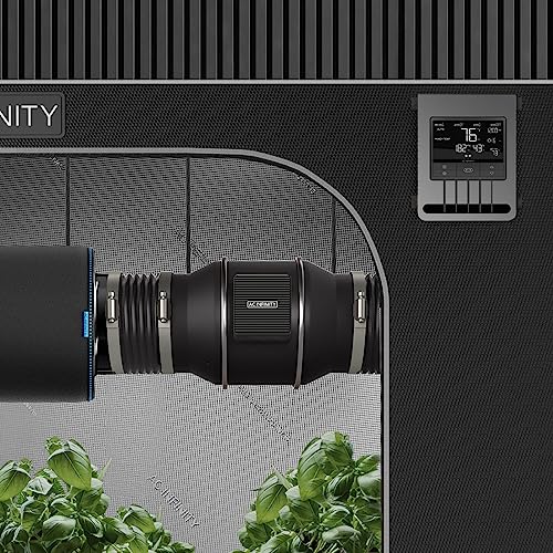 AC Infinity Air Filtration PRO Kit 4”, CLOUDLINE PRO Inline Fan with Temperature Humidity WiFi Controller, Carbon Filter Ducting, Cooling Ventilation System for Grow Tents, Hydroponics, Indoor Gardens