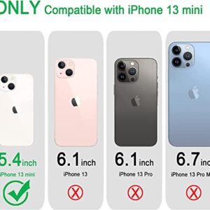 JJGoo Compatible with iPhone 13 Mini Case Clear Soft Transparent Shockproof Protective Slim Thin Bumper Phone Cover for iPhone 13 Mini - 5.4 inch