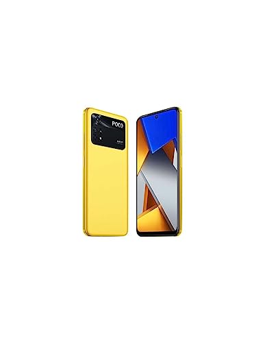 Poco M4 PRO 4G 256GB 8GB RAM Factory Unlocked (GSM Only | No CDMA - not Compatible with Verizon/Sprint) Bundle w/Fast Car Charger - Yellow