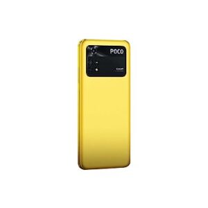 Poco M4 PRO 4G 256GB 8GB RAM Factory Unlocked (GSM Only | No CDMA - not Compatible with Verizon/Sprint) Bundle w/Fast Car Charger - Yellow