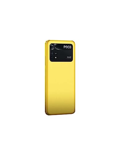 Poco M4 PRO 4G 256GB 8GB RAM Factory Unlocked (GSM Only | No CDMA - not Compatible with Verizon/Sprint) Bundle w/Fast Car Charger - Yellow