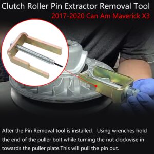 Misakomo Roller Pin Removal Tool - Clutch Roller Pin Extractor Removal Tool Compatible With Can Am Maverick X3 2017-2020