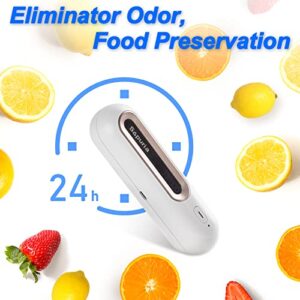 Refrigerator Deodorizer Portable Fridge Deodorizer Mini Odor Eliminator for Refrigerators, Shoe Cabinet, Wardrobe, Car, Pet Home