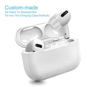 Pious Premium Memory Foam Tips for AirPods Pro, No Silicone Ear Tip Pain, Fit in The Charging Case, Noise-Reducing in-Ear Ear Caps Accessories, 3 Pairs (Assorted Sizes S/M/L), Grey