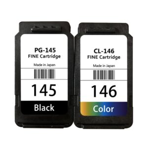 weizhiya for canon pg-145 cl-146 ink cartridges pixma ip2810 mg2410 mg2510 mg2910 mg3010 printer black and tri color standard