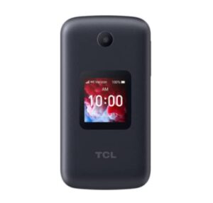 tcl flip pro slate gray basic flip phone (verizon) (renewed)