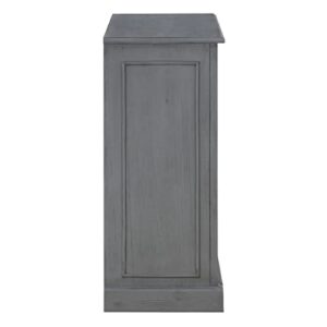 OSP Home Furnishings Country Meadows 2-Shelf Bookcase, Plantation Grey