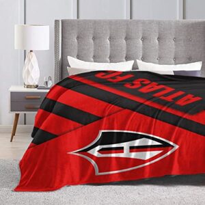 Club Atlas F.C. Ultra-Soft Micro Fleece Blanket Flannel Fleece Blanket Throw Blanket Travel Movies Blanket for Bed Couch Living Room 60"X50"