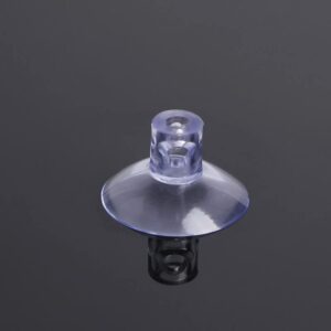 gdqlcnxb 25mm/0.98"suction cups for glass table tops, rubber transparent anti-collision sucker pad without hooks for home decoration 30pcs