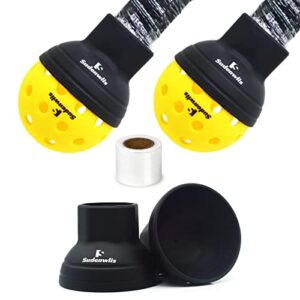 Pickleball Retriever, Pickleupper, Pickleball Ball Retriever (2 pack), pickball grabber, Easy To Pick Up Pickleball Balls Avoid Fully Bending Over, Come With Sweat-Proof Backing Film Overgrip