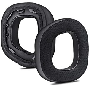 zixuancushion hs80 ear pads compatible with hs80 rgb headset - hs80 ear cups/1.18 inches thick/memory foam ear cushions (mesh/pu)