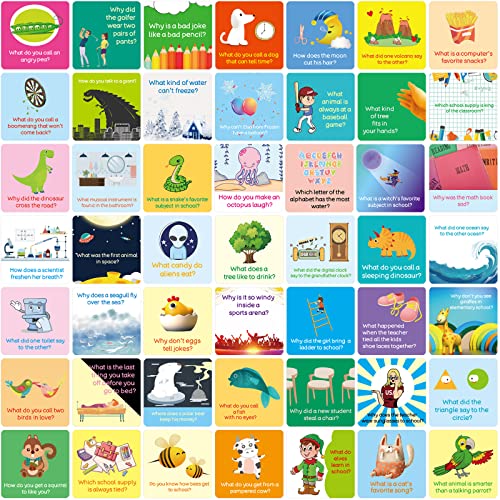 ceiba tree 90 PCS Lunch Box Notes Joke Cards Bento Box Messages Funny Riddles for Kids 40 PCS Inspirational Motivational Lunchbox Cards Puns Riddles for Party School Picnics