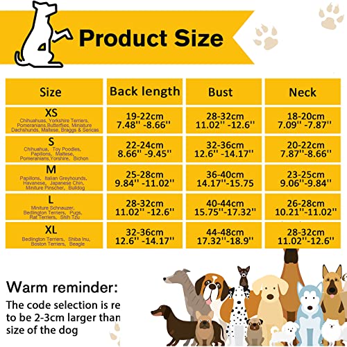 Pet Shirts Printed Puppy Shirts Dog Sweatshirt Cute Dog Clothing Dog Pullover Soft Shirt for Pet Dog Apparel Christmas New Year (XS)