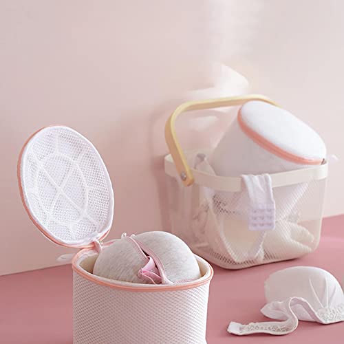 YOUGE Bra Bags for Laundry, Travel Laundry Bags, Mesh Bra Laundry Bag for Washing Machine, Washing Bags with Zip Closure for Washing Delicates Socks Underwear Bras